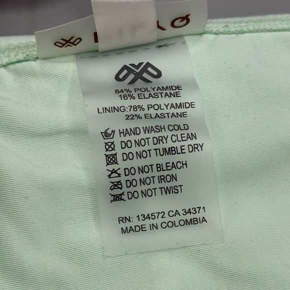 PILYQ NWT Azura Lace Overlay Fanned Full Teeny Bikini Bottoms Size Large - Picture 7 of 9